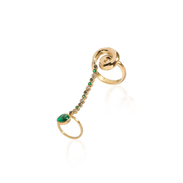 Golden Serpent Ring