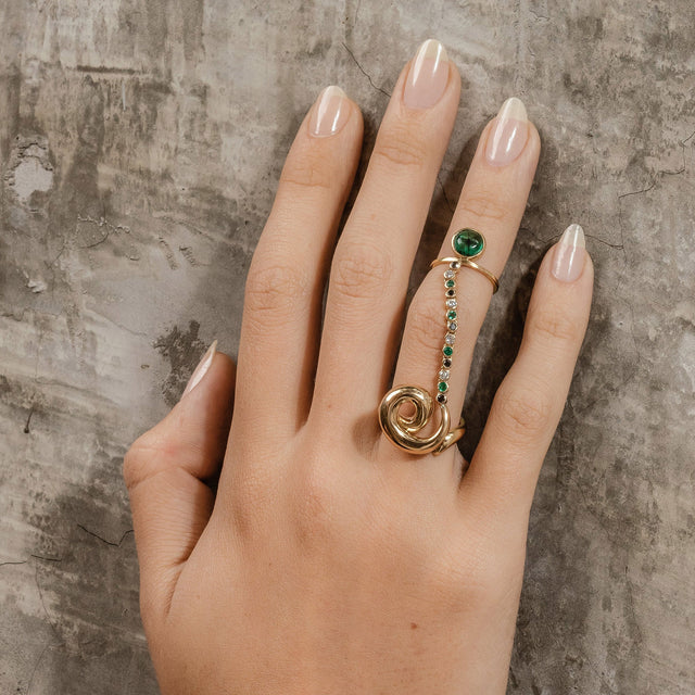 Golden Serpent Ring