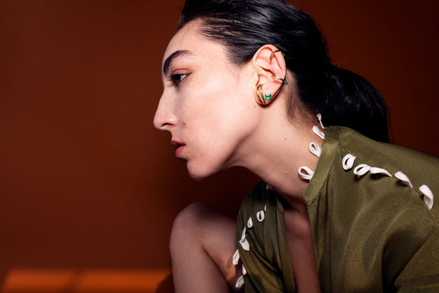 Golden Rings Earcuff