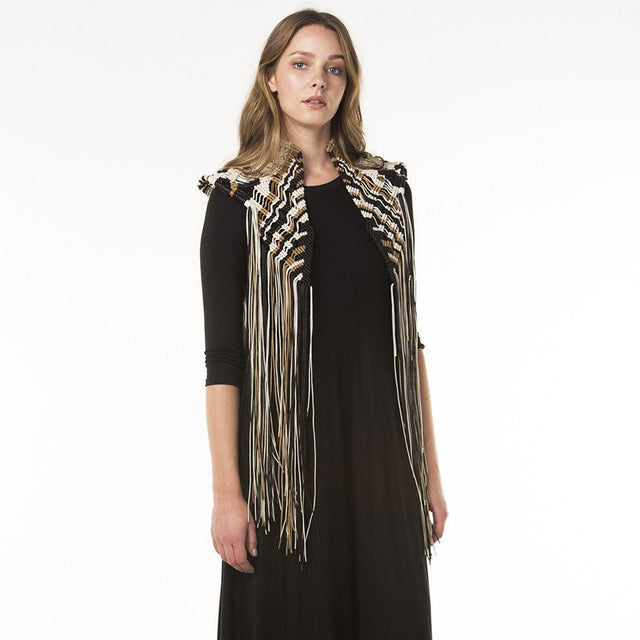 Hosu - Black/White/Ochre