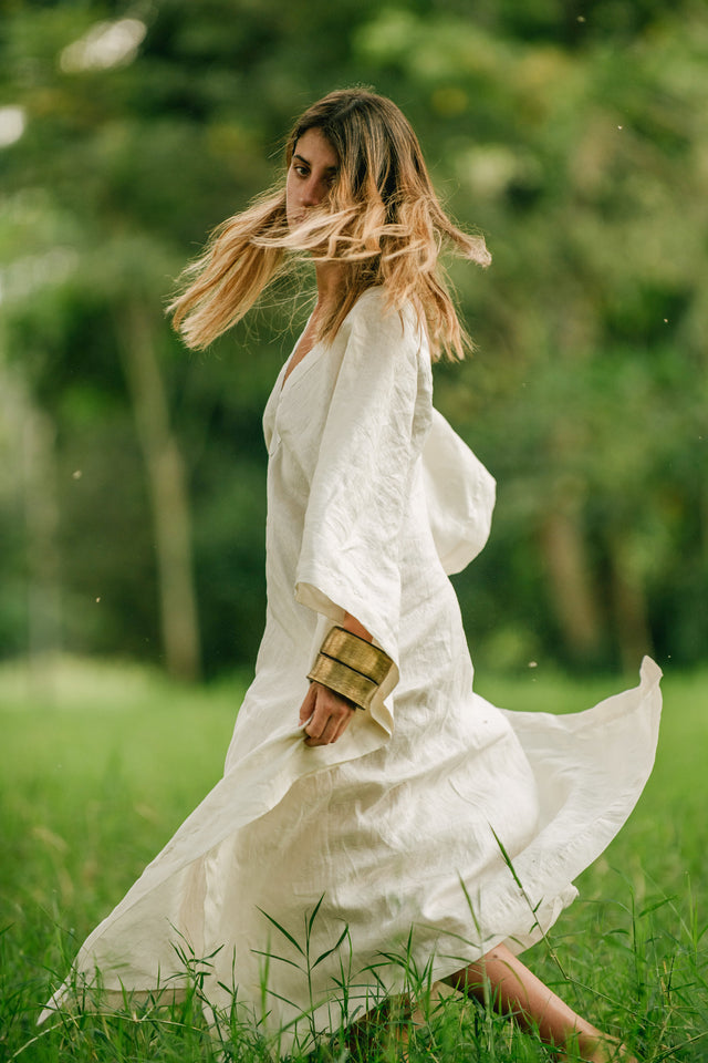 Turkana Tunic - Pearl