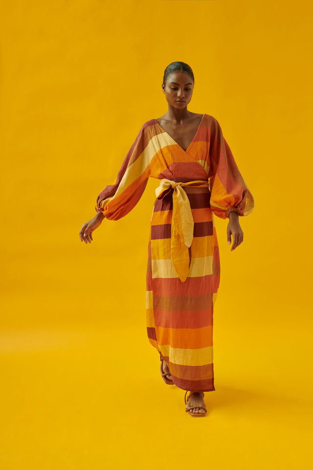 Vestido Lavanda - Fade Stripes