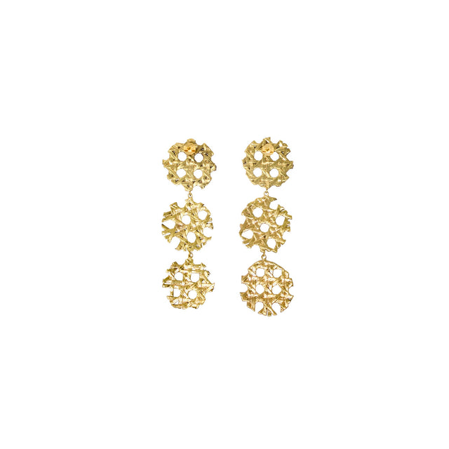 3 Circles Mimbre Earrings