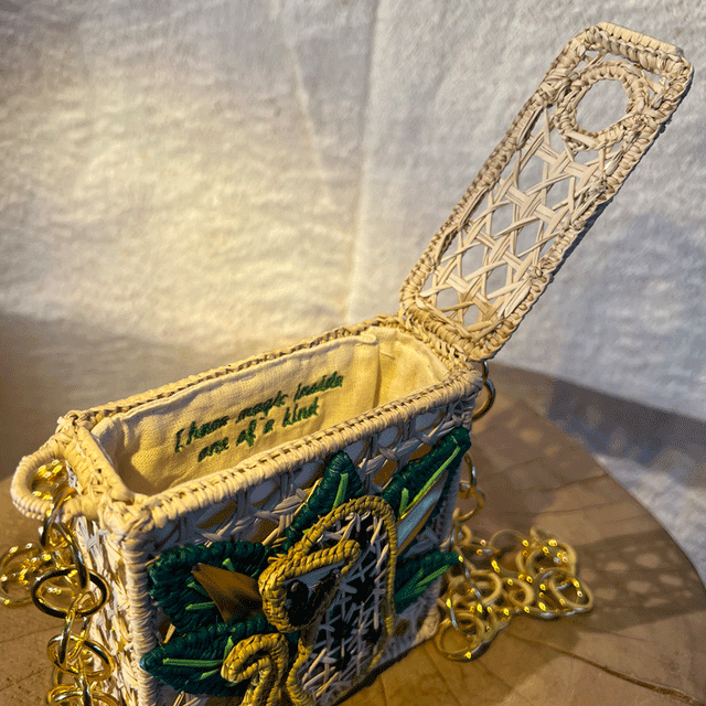 Mini Tiger Jungle Handbag with Chain