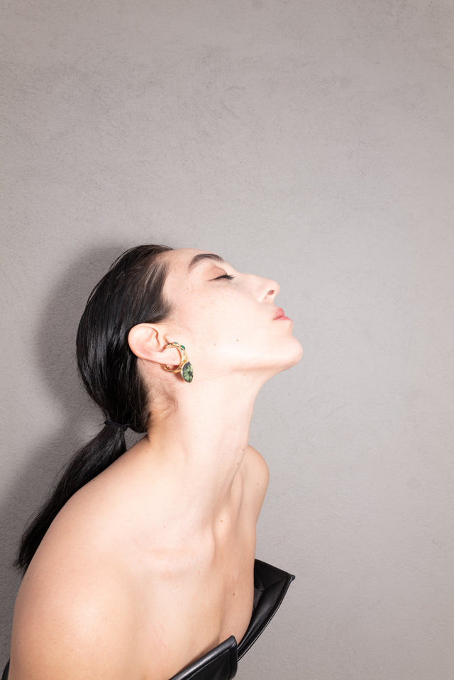 Trapiche Ear cuff Hoop