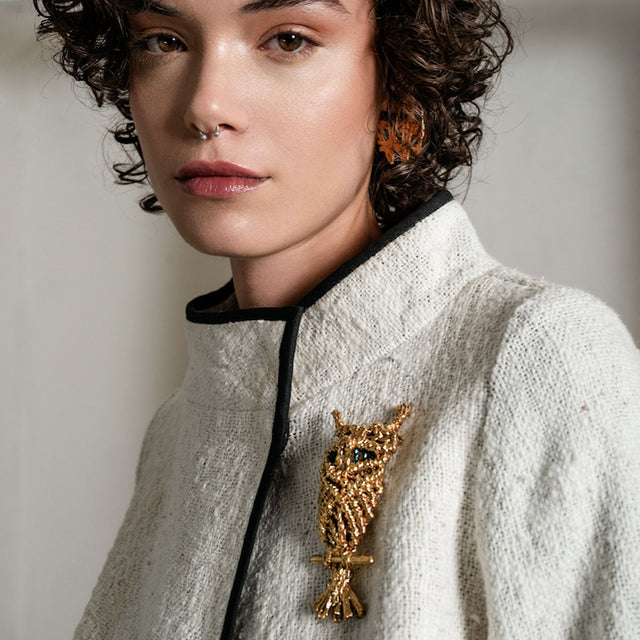 Owl Brooch