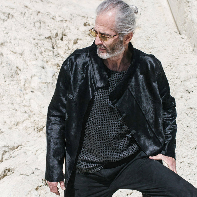 Potro Leather Coat