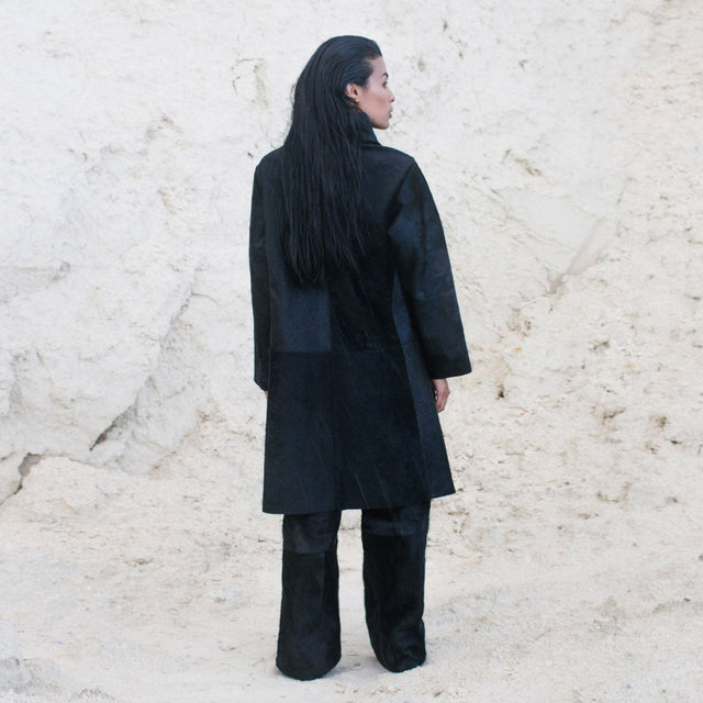 Potro Leather Coat
