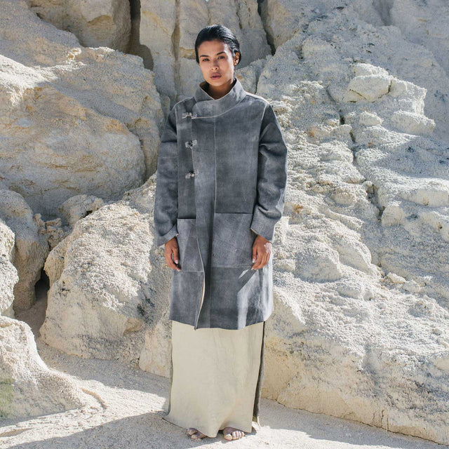 Reversible Leather Coat