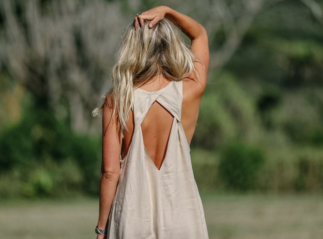 Shella Island Dress - Pearl