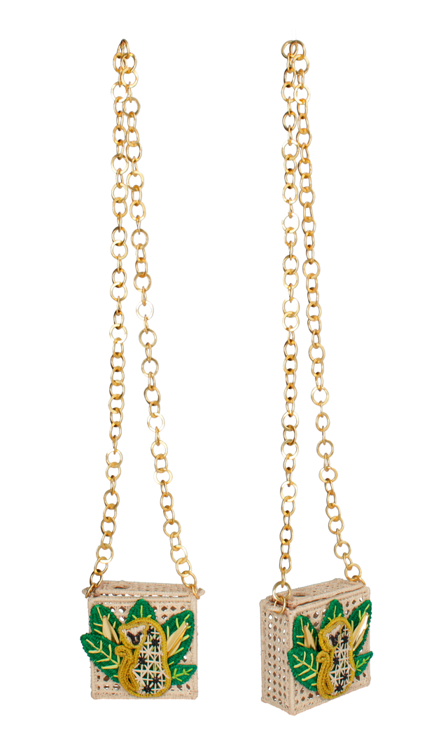 Mini Tiger Jungle Handbag with Chain