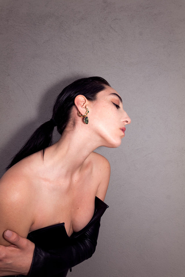 Trapiche Ear cuff Hoop