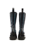 Bota tipo militar Chernobyl de Bissoni con plataforma y suela militar, calzado artesanal colombiano en El Dorado Edit