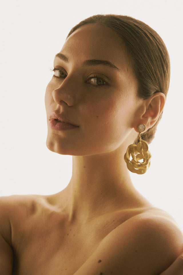 ACACIA AND PEARL EARRINGS