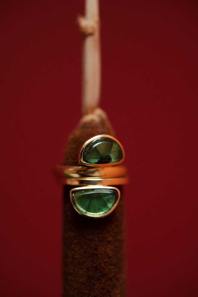 Trapiche Pinky Ring 