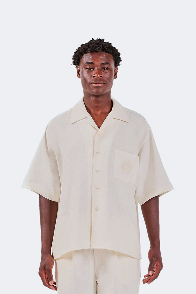 Camisa Baltra - Olga Fisch - Detalle frontal