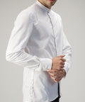 Camisa Slim cruda A New Cross, look completo