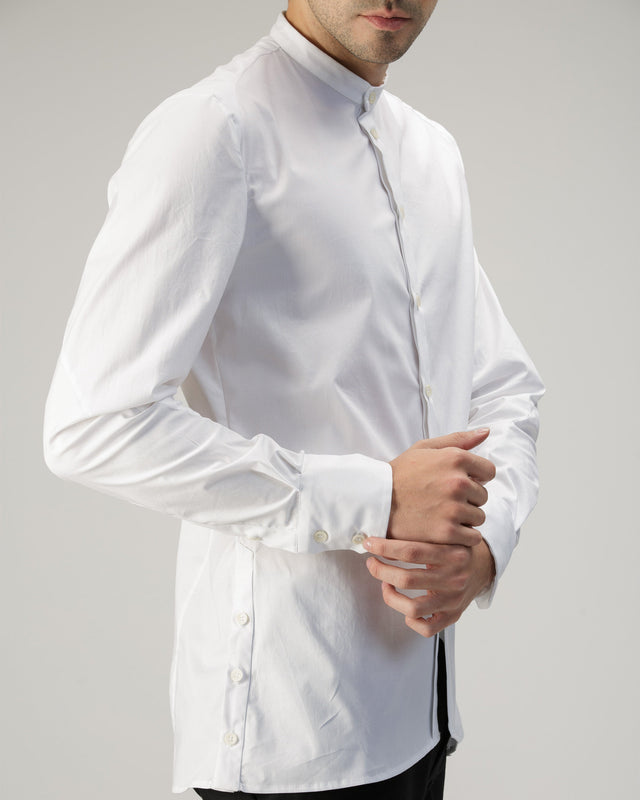 Camisa Slim cruda A New Cross, look completo