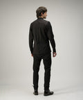 Camisa Slim negra A New Cross, vista posterior