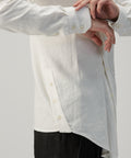 Camisa Tornado marfil A New Cross, look completo