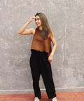 Crop Top Ela - Oropendola - Chocolate 3