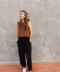 Crop Top Ela - Oropendola - Chocolate 2
