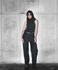 Aster Shirt de MateriaCruda, detalle de los pliegues y alforzas imperfectas