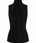 Aster Shirt de MateriaCruda, silueta arquitectónica en negro, vista principal
