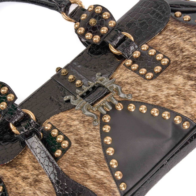 Bolso de cuero Venecia, marroquinería artesanal colombiana de Patricia Mejía en El Dorado Edit