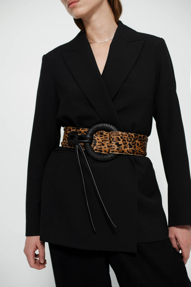 NATIVITY ANIMAL PRINT BELT