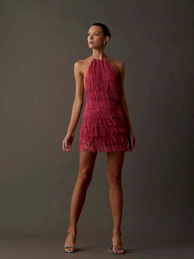 JEWELED SHORT DRESS