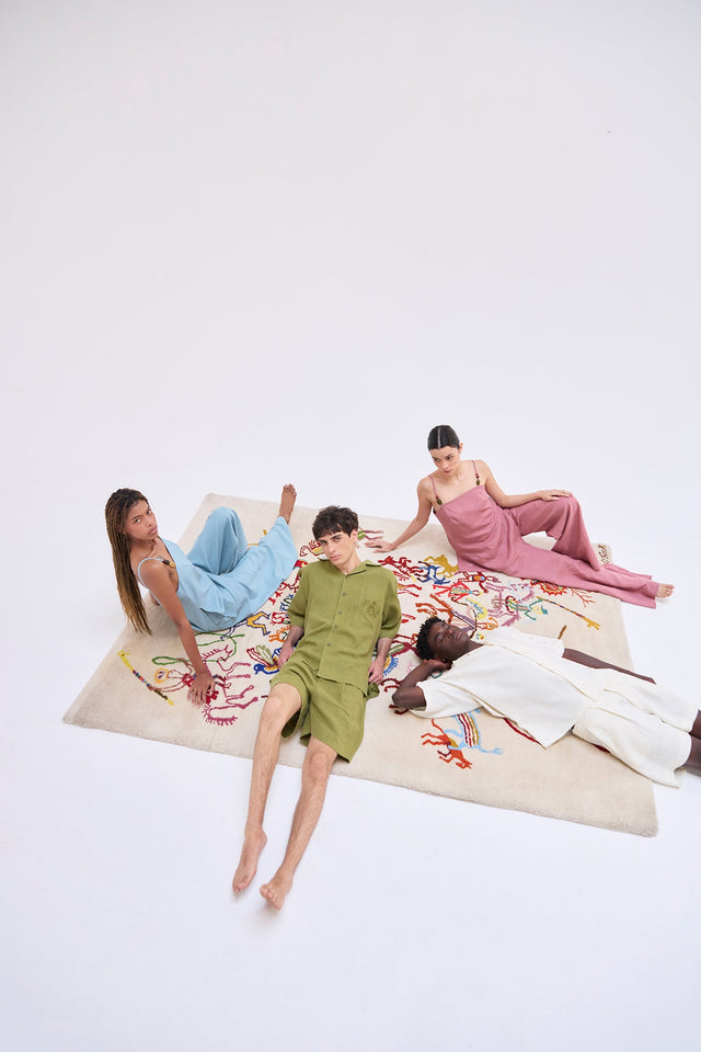 Camisa Baltra - Olga Fisch - Editorial con Top Jama