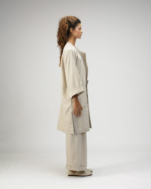 Kimono Quimbaya avena A New Cross, vista lateral