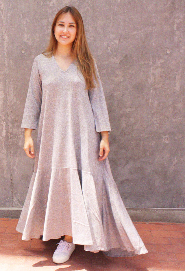 Vestido Lapso Manga 3/4 - Oropendola - Gris 1