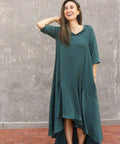 Vestido Lapso Manga 3/4 - Oropendola - Verde 3