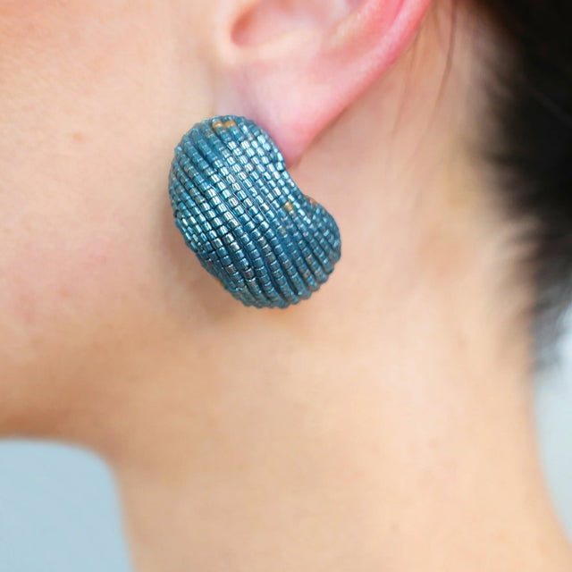Mini Arele Earrings - Blue