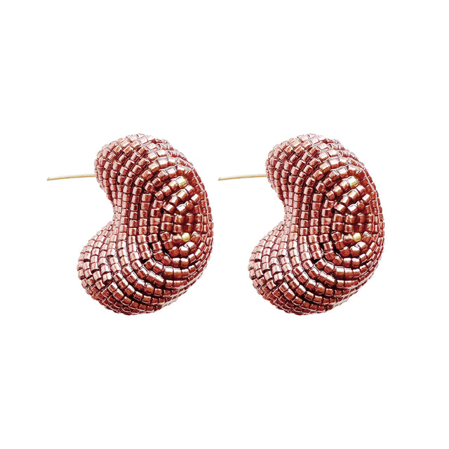 Mini Arele Earrings - Red