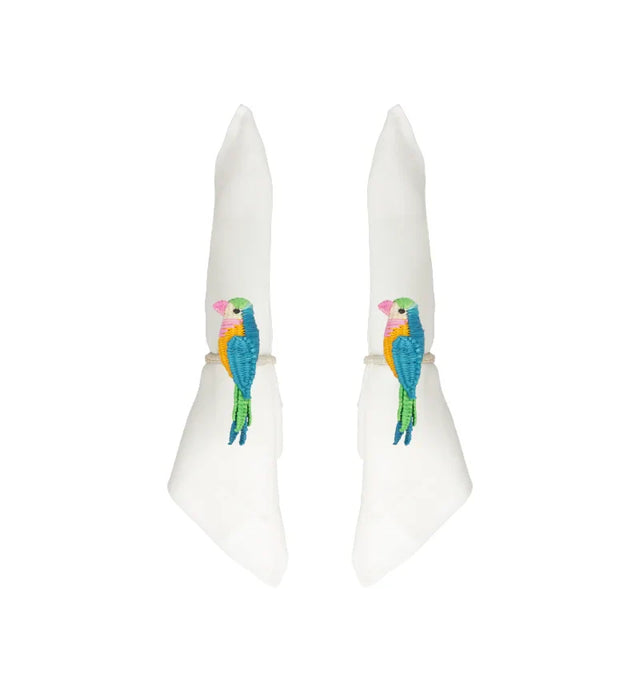 Napkin holders - parakeets