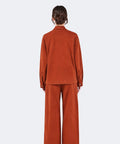 Chaqueta Payla - Ladrillo - Olga Fisch - Espalda