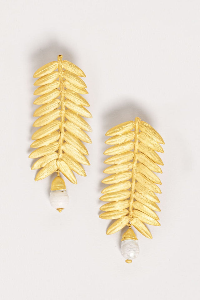 PINO ROMERON AND PEARL EARRINGS