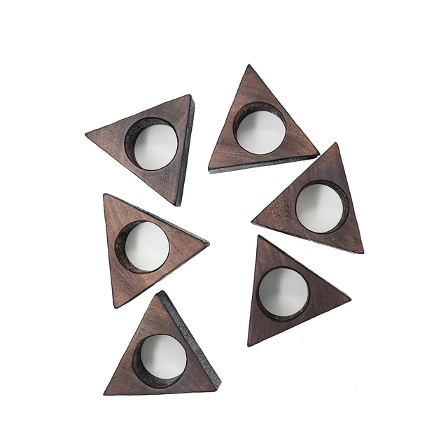 Set de Servilleteros Triangulares X 6