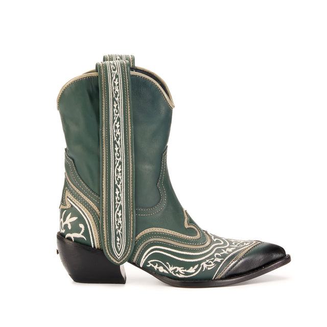 Bota Texana Góngora Verde - Patricia Mejía - Frente
