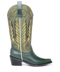 Bota Texana Vínculos Verde - Patricia Mejía