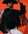 Chaqueta Sahariana con Macramé Laura Aparicio - 1
