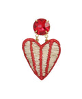 Detalle de los Aretes Cocodrilo de Mercedes Salazar