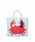 Market bag Shelly de Mercedes Salazar tejida a mano en PET reciclado, talla mediana