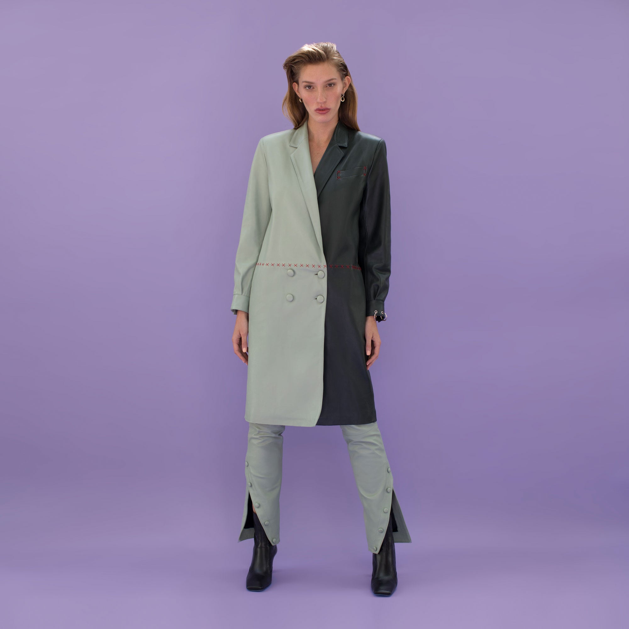 Topshop colour hotsell block coat