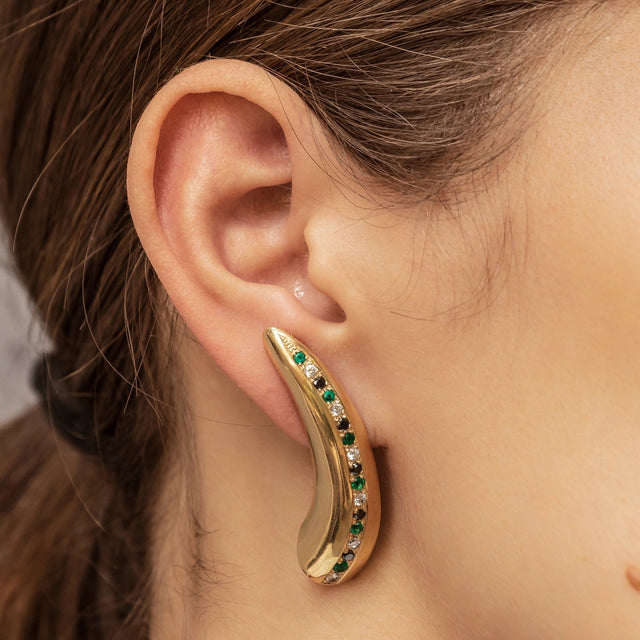 Decomposed Spiral Earrings