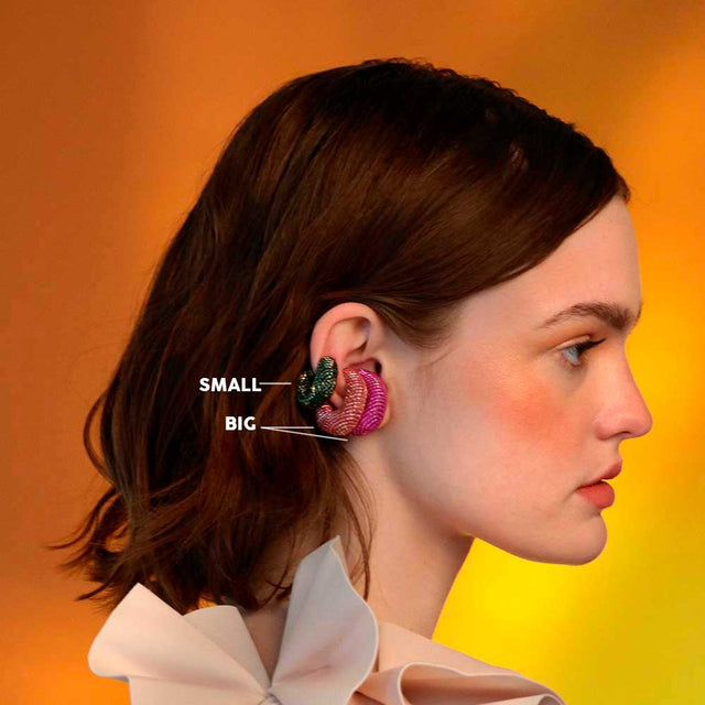 Small Ora Ear Cuff - Blue by Susana Vega – El Dorado Edit