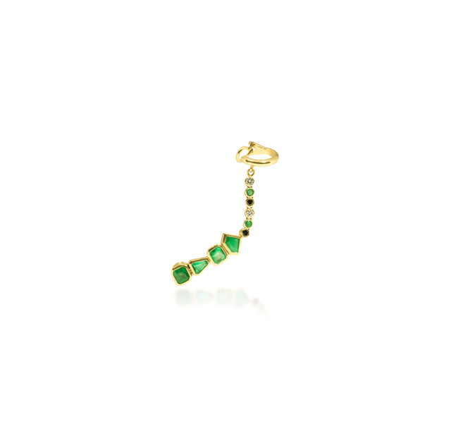 Emerald Line Ear cuff